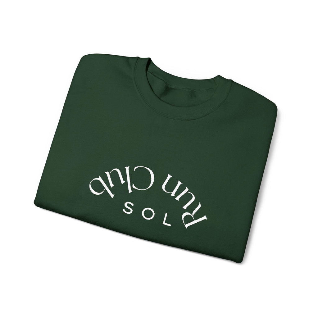 Embroidered SOL Run Club sweatshirt
