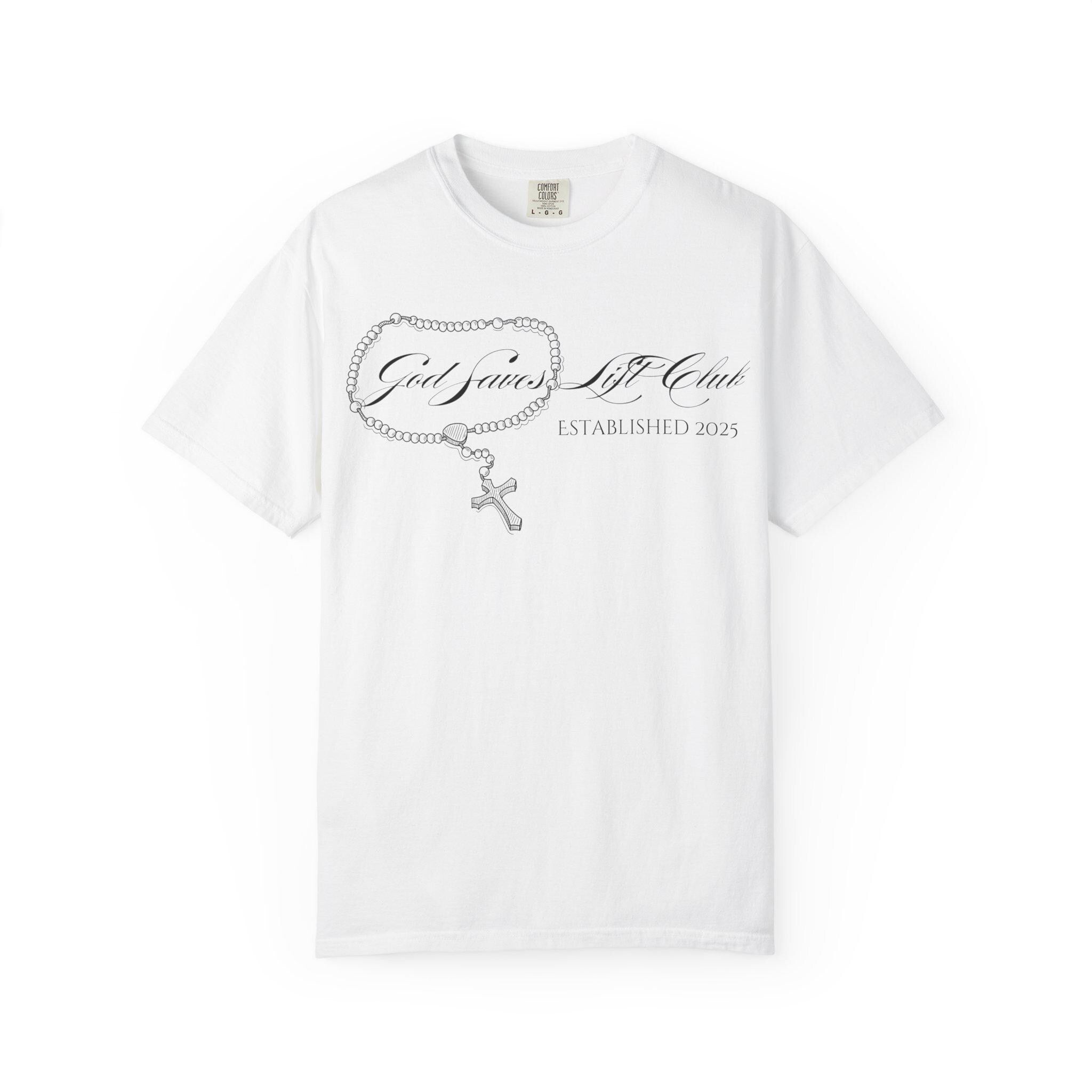 God Saves Lift Club Oversized Heavyweight Tee | Premium Gym & Streetwear Shirt