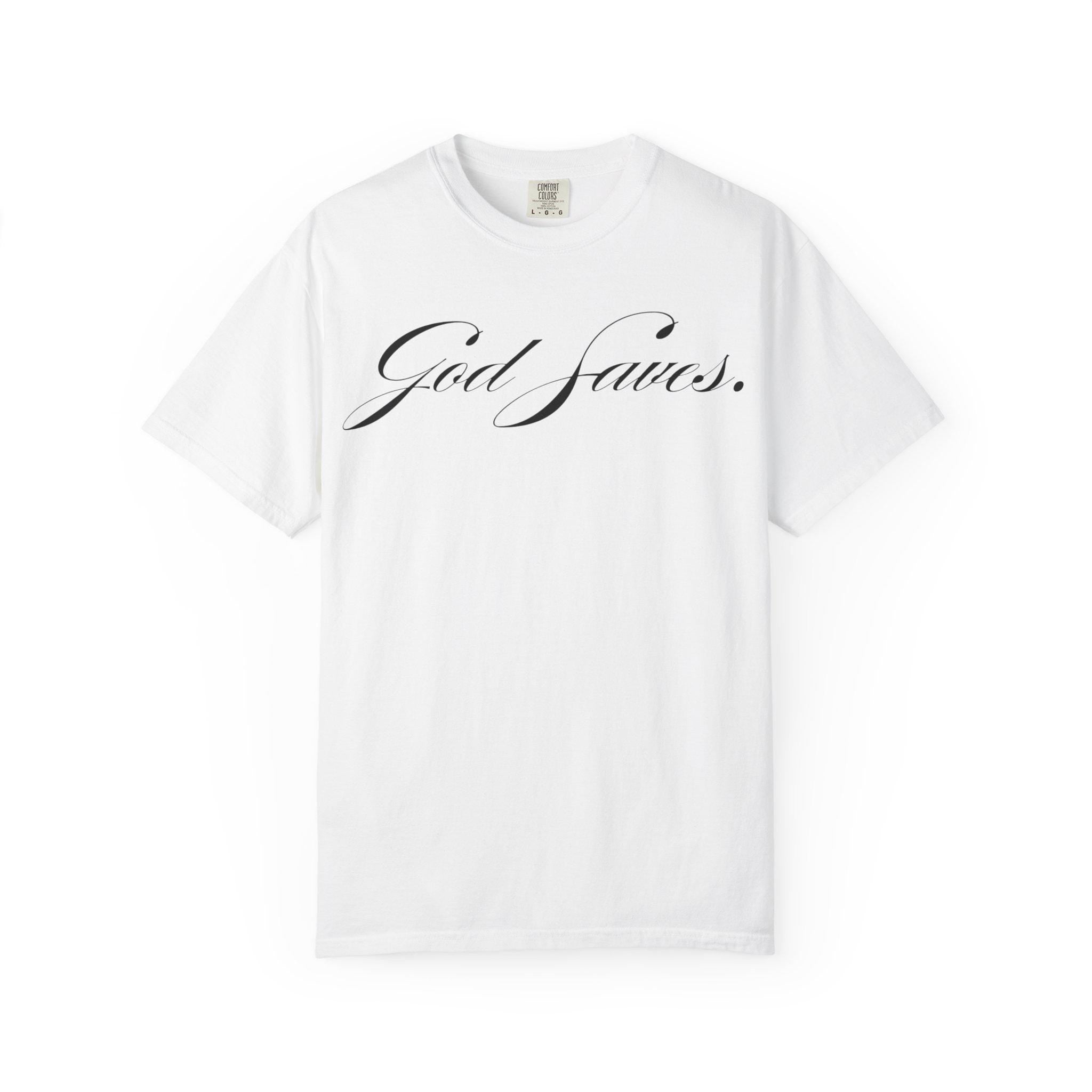 God Saves Lift Club Oversized Heavyweight Tee | Premium Gym & Streetwear Shirt