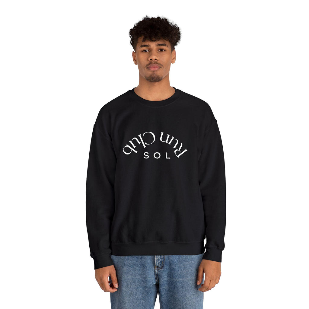 Embroidered SOL Run Club sweatshirt