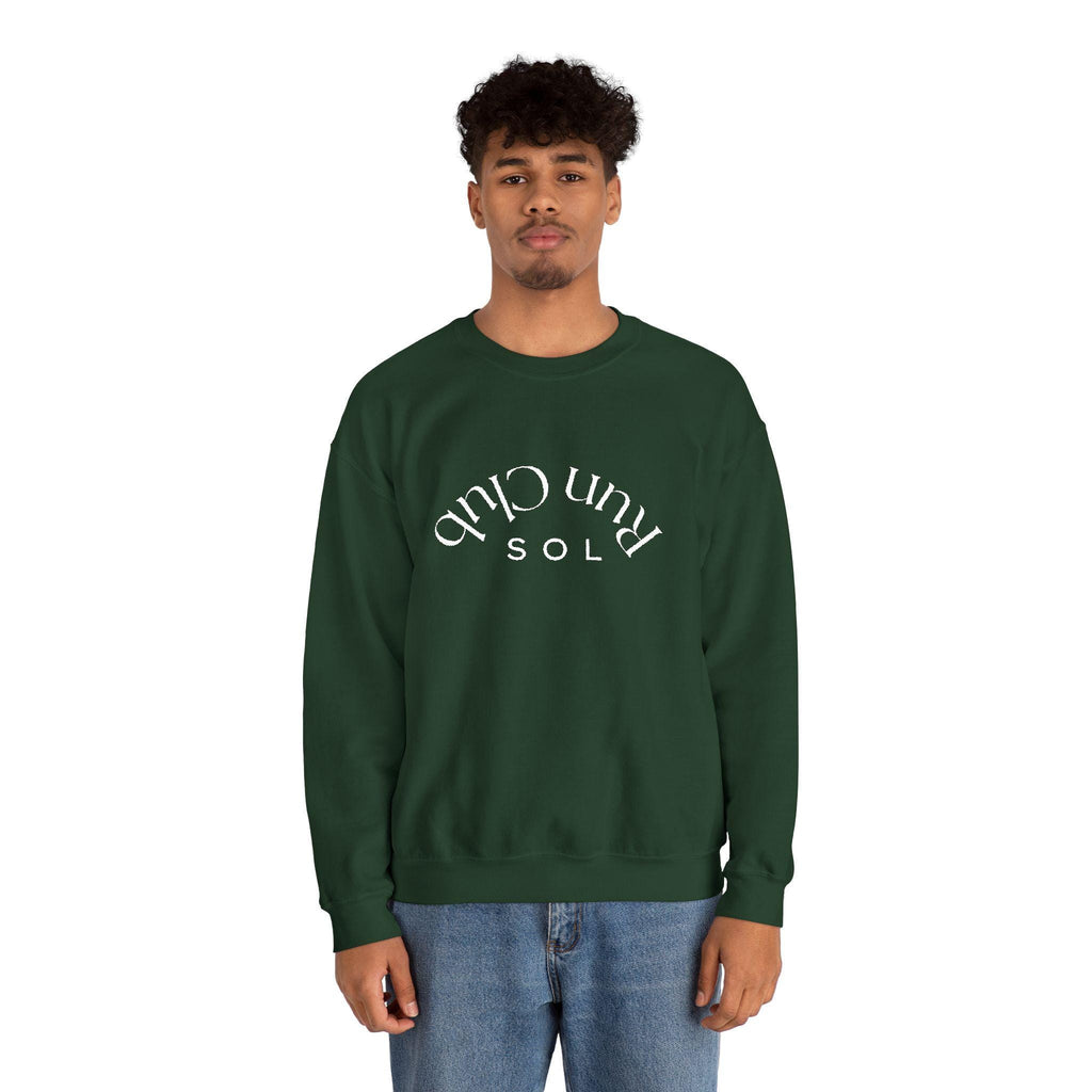 Embroidered SOL Run Club sweatshirt