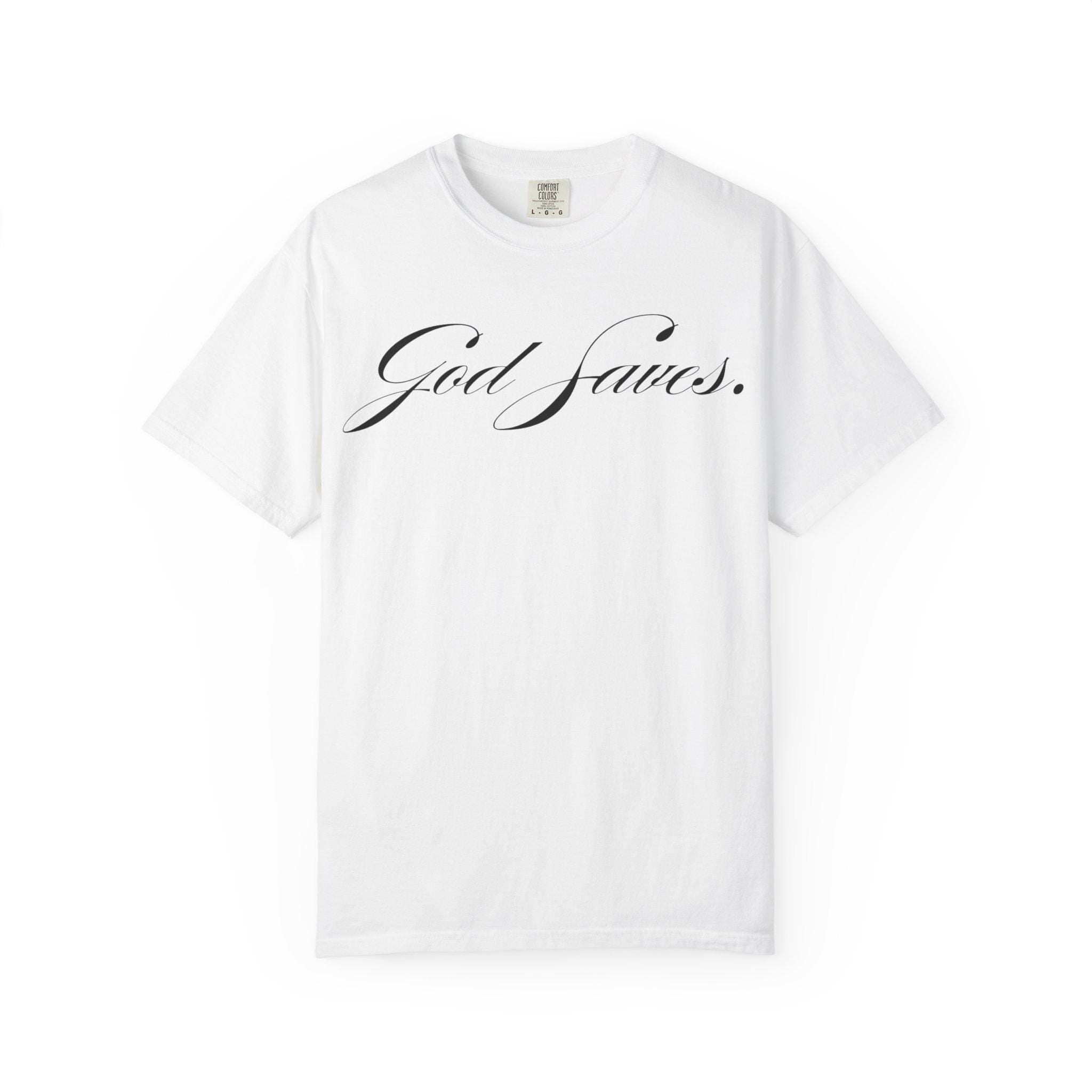 God Saves Lift Club Oversized Heavyweight Tee | Premium Gym & Streetwear Shirt