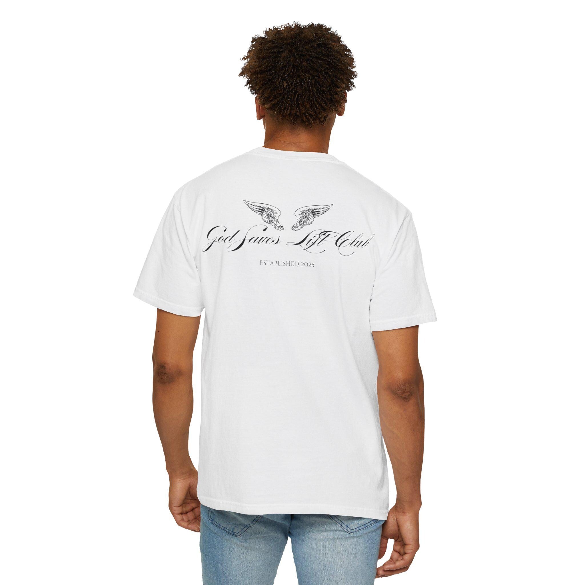 God Saves Lift Club Oversized Heavyweight Tee | Premium Gym & Streetwear Shirt