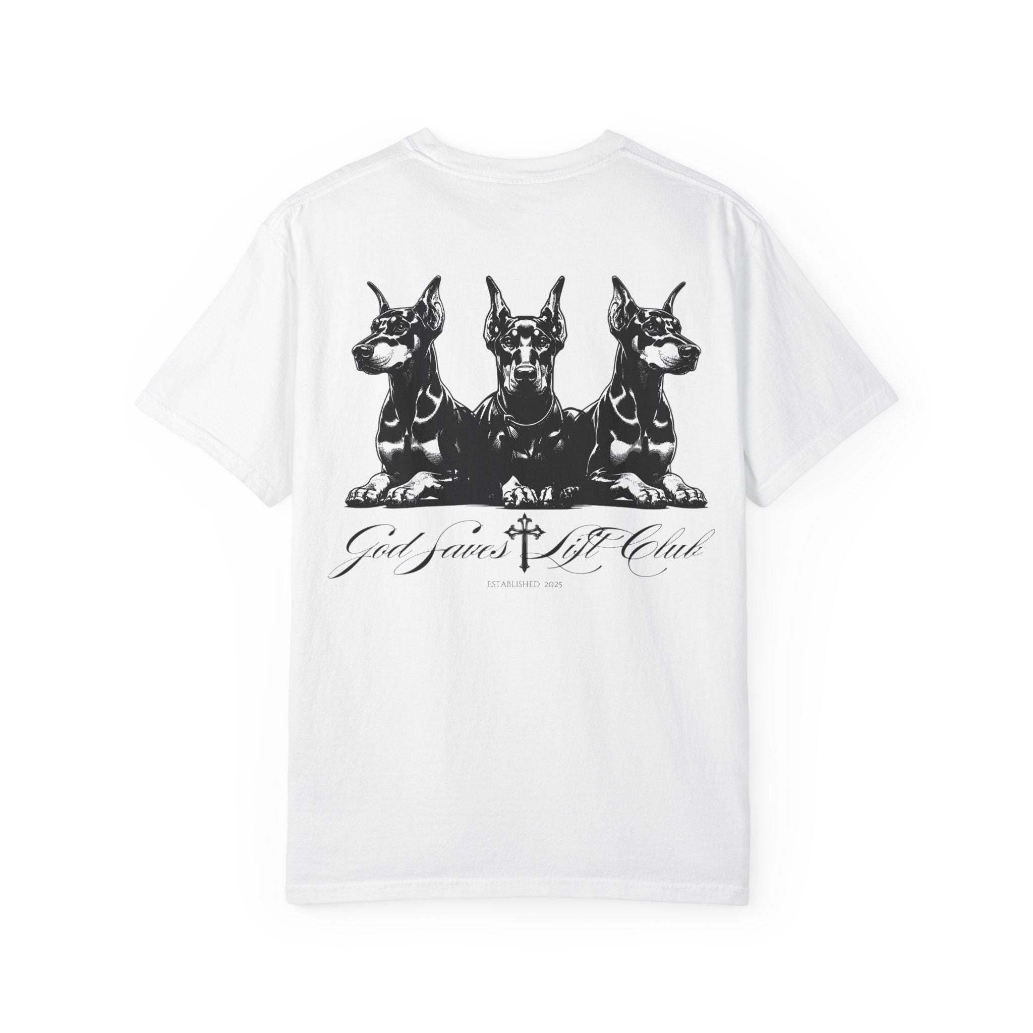 God Saves Lift Club Oversized Heavyweight Tee | Premium Gym & Streetwear Shirt