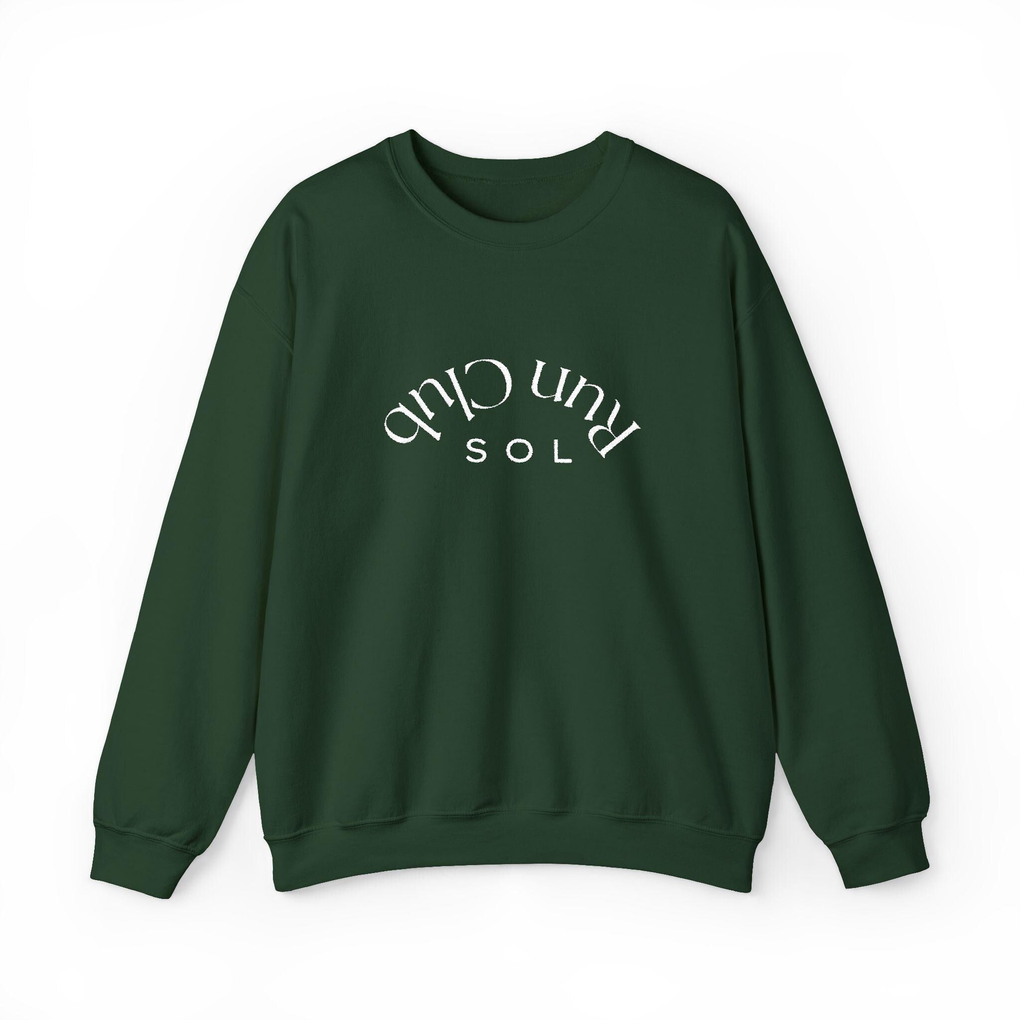 Embroidered SOL Run Club sweatshirt