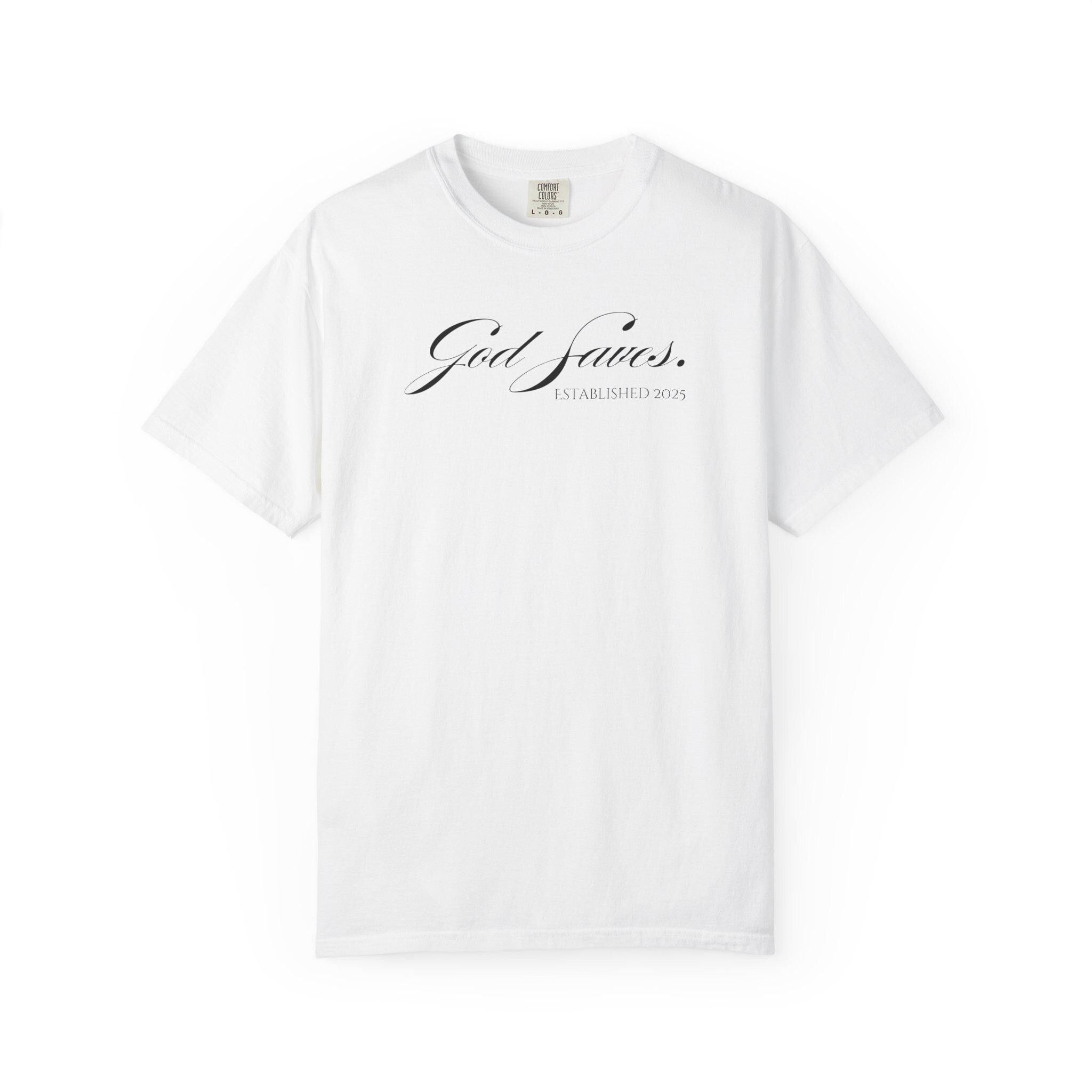 God Saves Lift Club Oversized Heavyweight Tee | Premium Gym & Streetwear Shirt