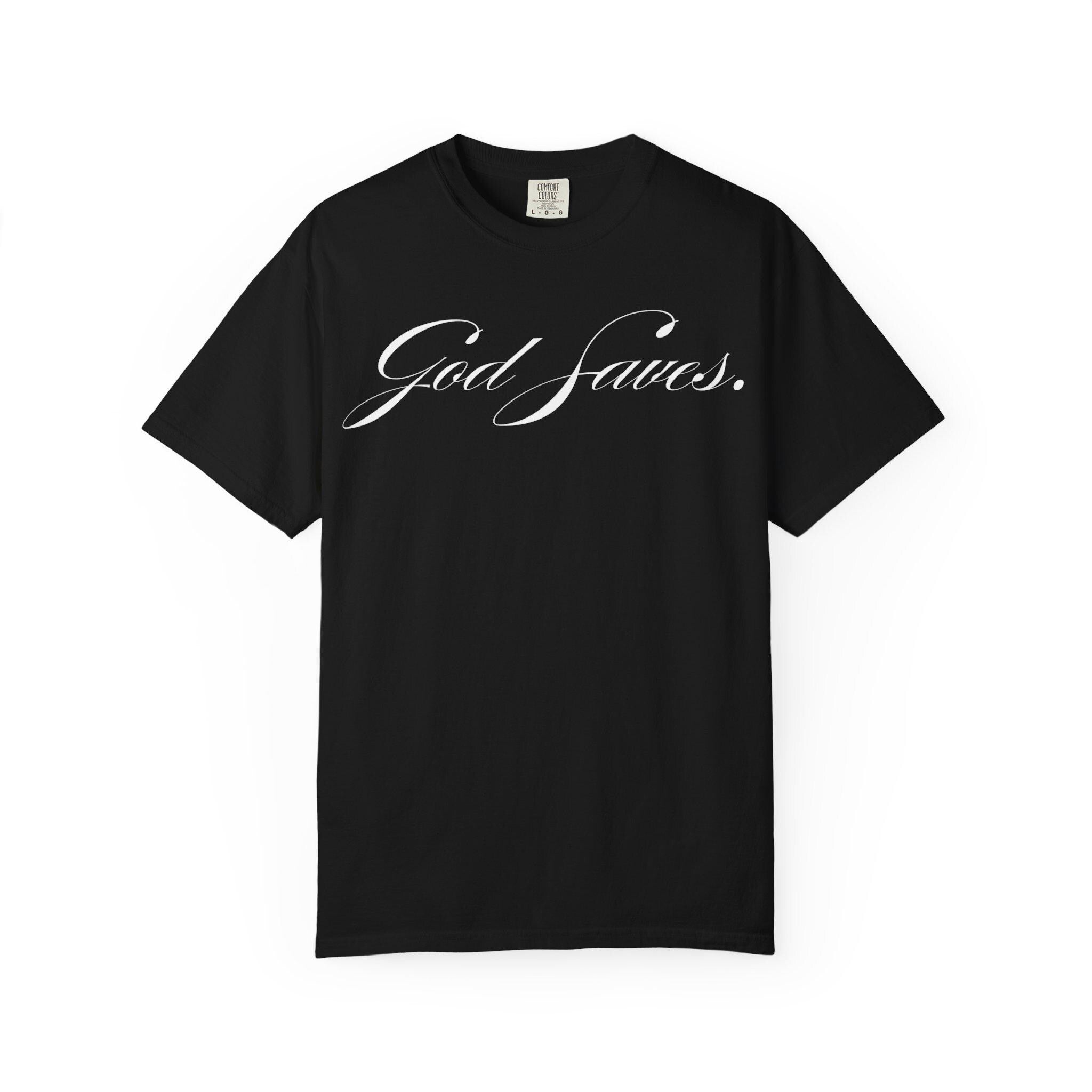 God Saves Lift Club Oversized Heavyweight Tee | Premium Gym & Streetwear Shirt