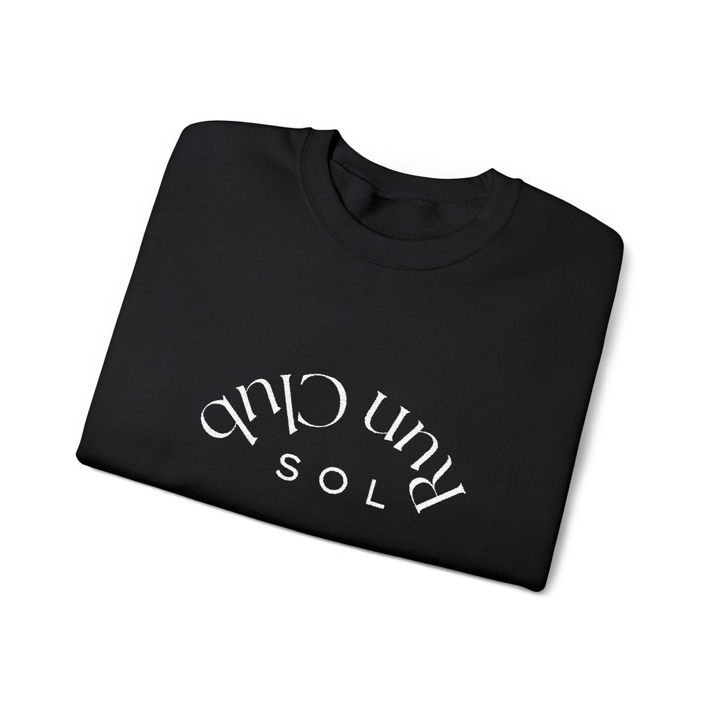 Embroidered SOL Run Club sweatshirt