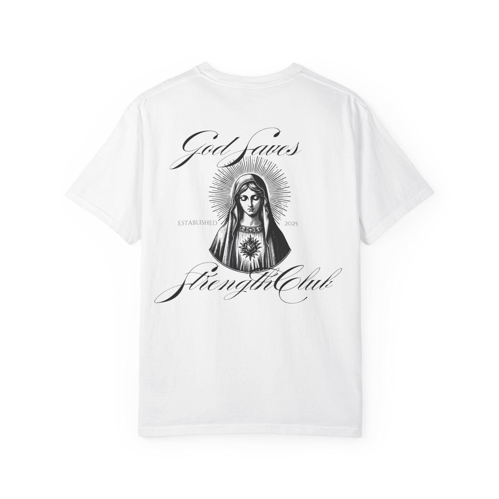 God Saves Lift Club Oversized Heavyweight Tee | Premium Gym & Streetwear Shirt