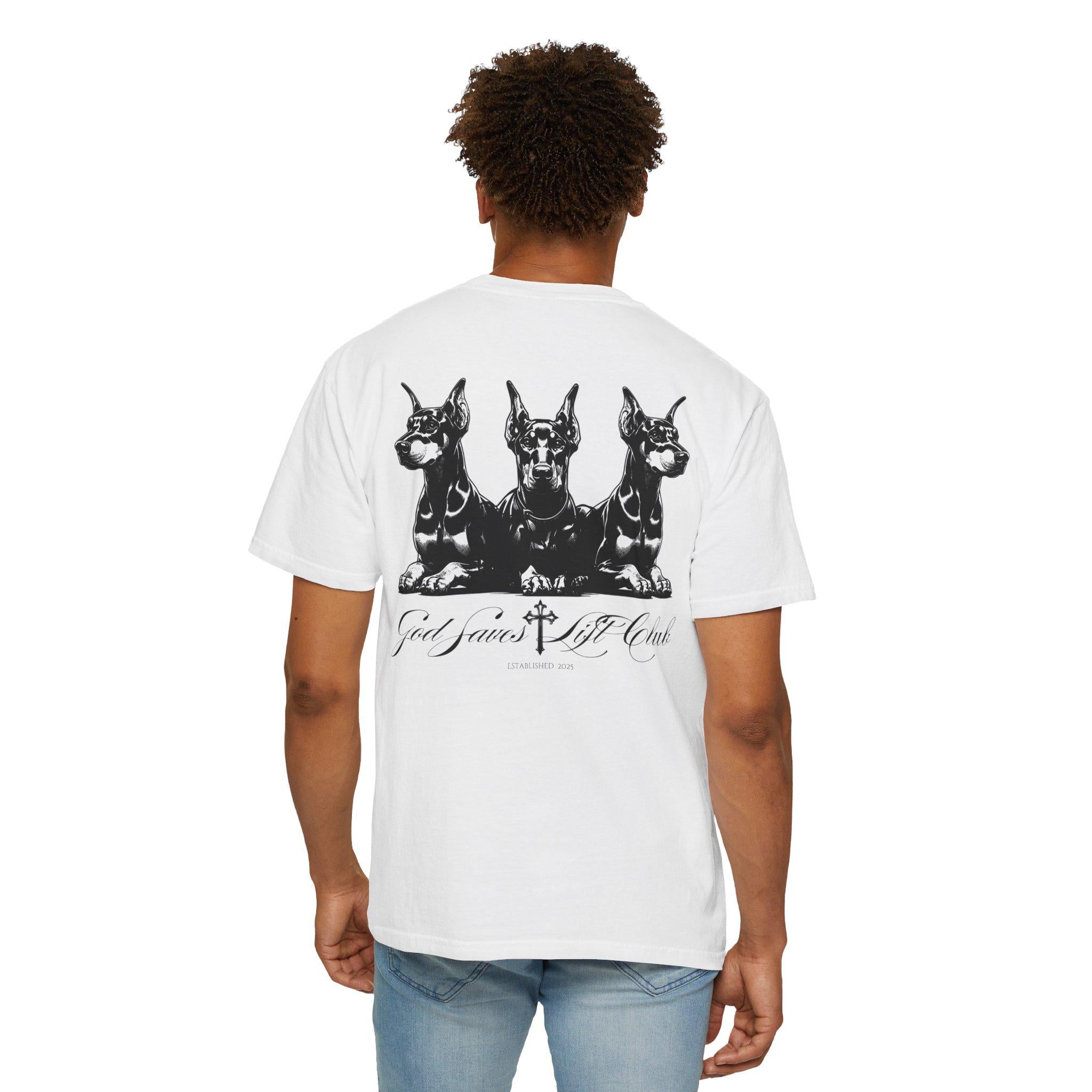 God Saves Lift Club Oversized Heavyweight Tee | Premium Gym & Streetwear Shirt