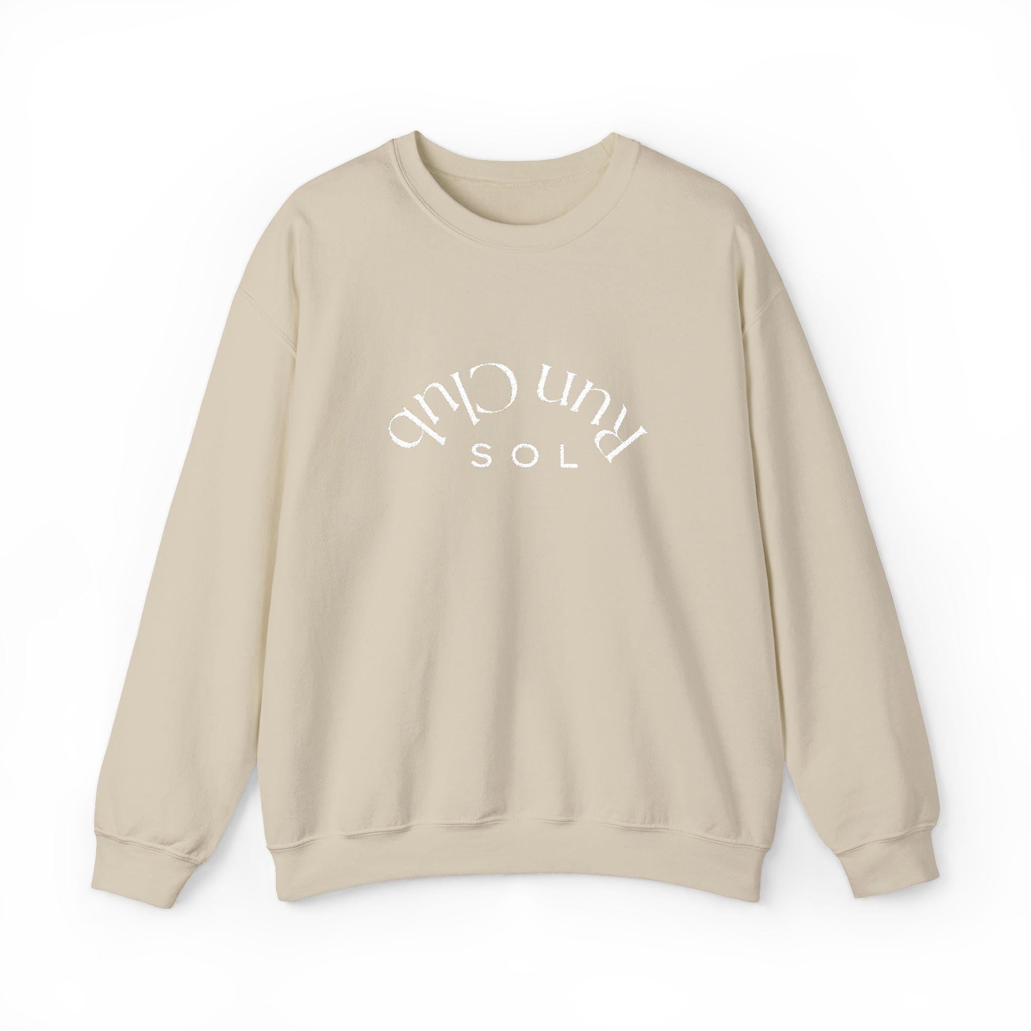 Embroidered SOL Run Club sweatshirt