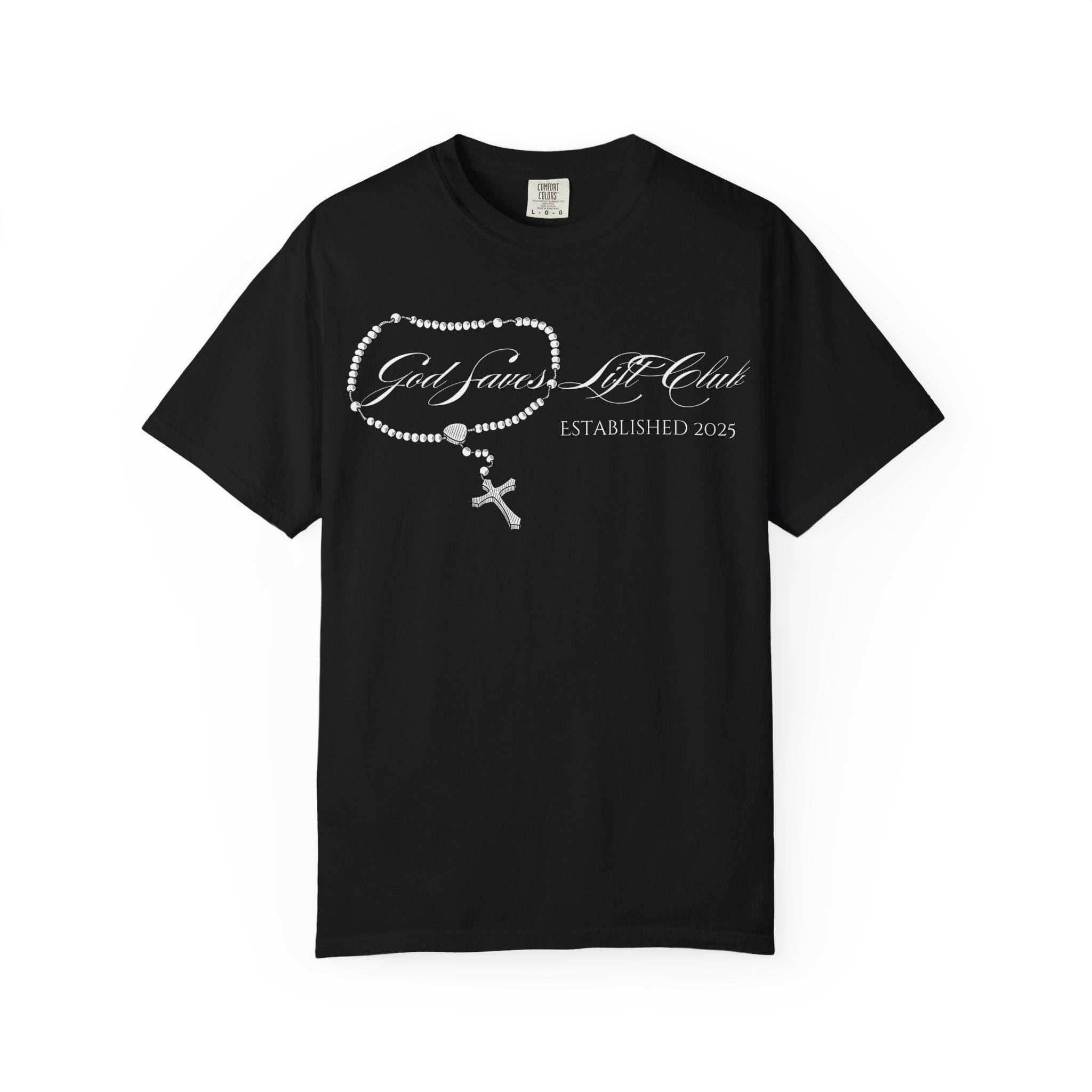 God Saves Lift Club Oversized Heavyweight Tee | Premium Gym & Streetwear Shirt