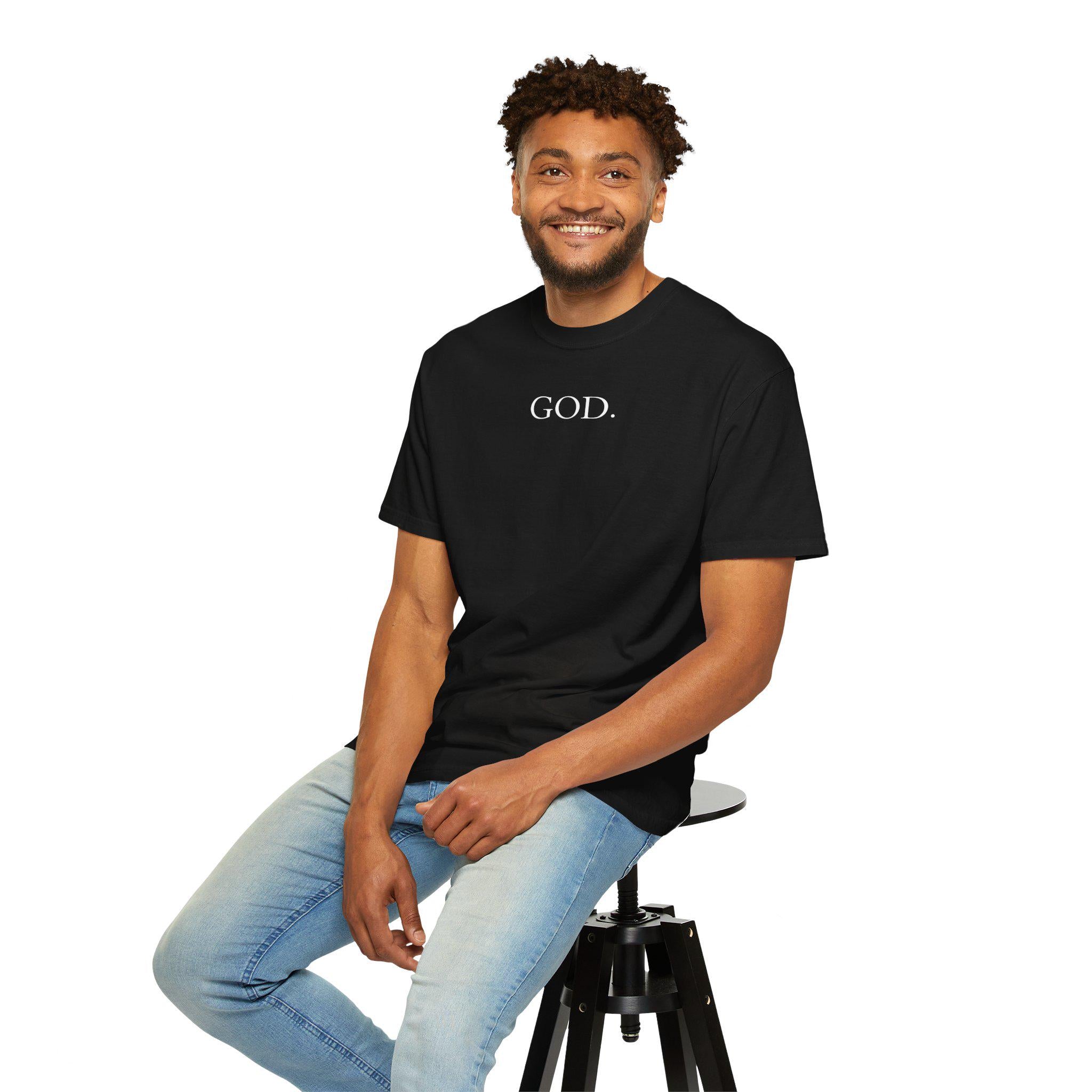 God Saves Lift Club Oversized Heavyweight Tee | Premium Gym & Streetwear Shirt