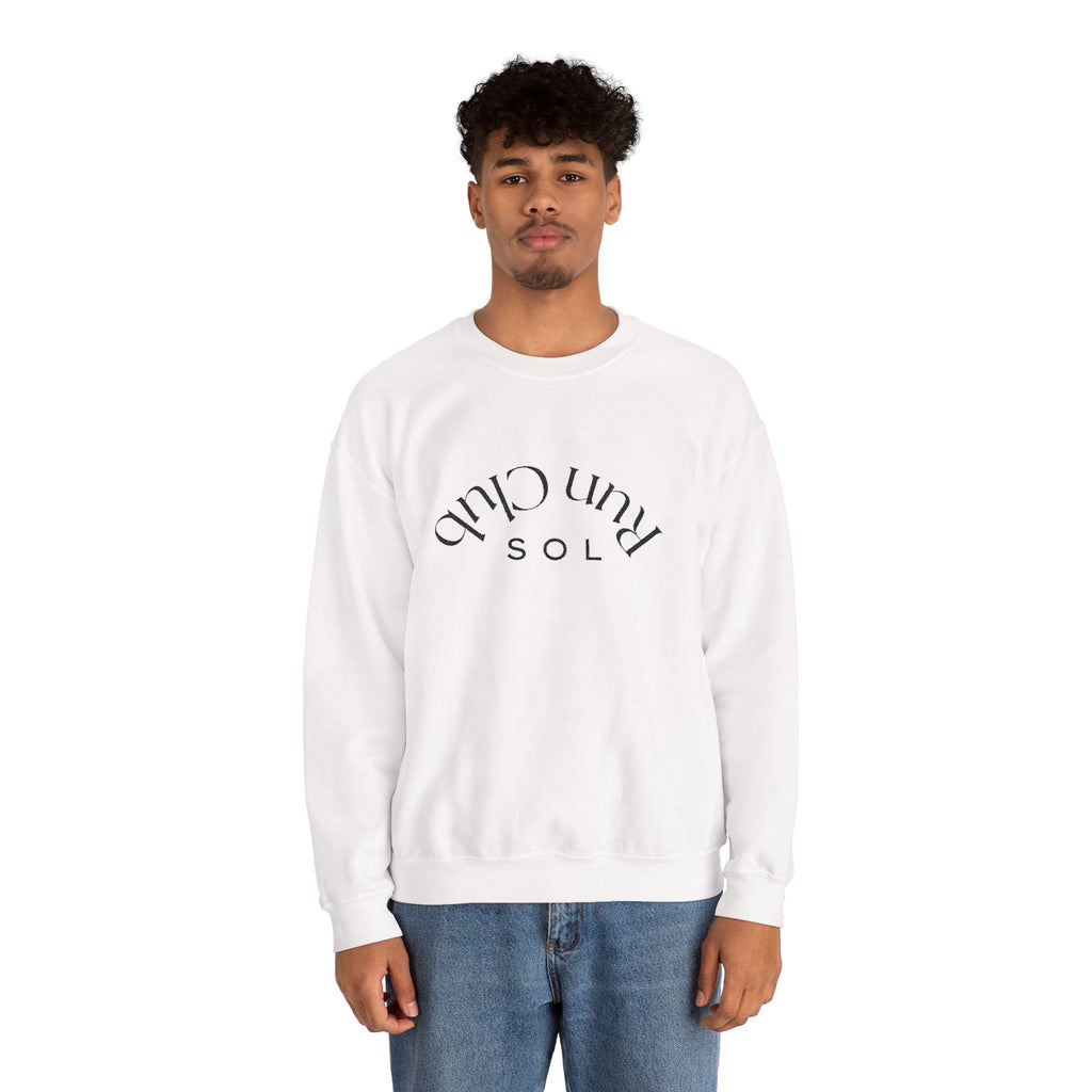 Embroidered SOL Run Club sweatshirt