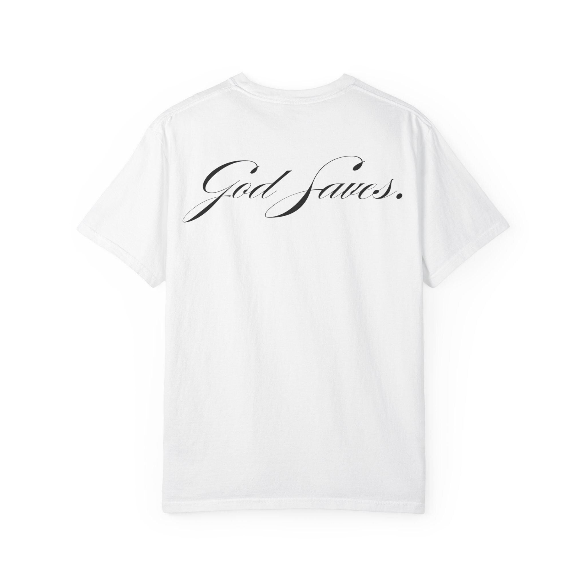 God Saves Lift Club Oversized Heavyweight Tee | Premium Gym & Streetwear Shirt